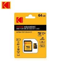 ราคา Kodak Kodaik Micro SD การ์ดหน่วยความจํา 512GB 256GB ถึง 90 เมกะไบต์/วินาที Class10 U3 32GB 64GB 128GB TF Card 4K HD สําหรับ USB Card Reader อะแดปเตอร์ Microsd (29854034575)