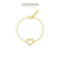 ราคา Mongkon Gold ทองคำแท้บริสุทธิ์สูง 96.5% สร้อยข้อมือ Simple Shape น้ำหนัก 1 สลึง (26605327548)
