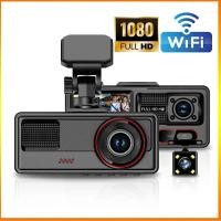 ราคา Wifi 3 กล้องรถ Dvr HD1080P Mini Dash Cam ภายในรถสาม Way Channel DVRs Recorder Video Registrator Dashcam กล้องวิดีโอ (40011603533)