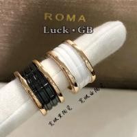 ราคา [คุณภาพเกรด Daigou] [Luck.GB] Bvl Bvl B.zero Wide Version Black White Ceramic Ring 18k Gold-Packed Made in Seiko (53300657127)