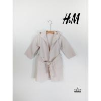 ราคา เสื้อคลุมอาบน้ำเด็ก H&M HOME สีชมพูอ่อน สภาพ85% (40017708299)