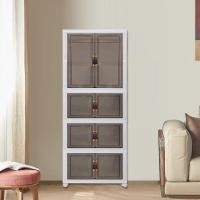 ราคา ตู้ใส่เสื้อผ้าแขวน/พับ ตู้เก็บของขนาดใหญ่ ตู้เก็บของ ตู้เสื้อผ้าพลาสติก ตู้เสื้อผ้า สไตล์โมเดิร์น (29963759154)