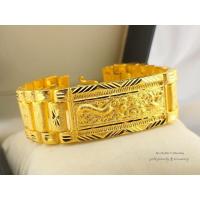 ราคา เลสข้อมือทองไมครอน นน 5 บาท งานทองแท้5ไมครอน (871207068)