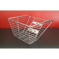 ราคา ตะกร้าหน้า เวฟ 110 110i 125 สีเงิน มอเตอร์ไซค์ ตะกร้าหน้ามอไซค์ wave ตะกร้า WAVE100 WAVE110i WAVE125 (ชุบ) 6 รู (6216097503)