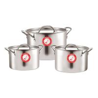 ราคา ตราจรวด ชุดหม้อสตูว์ 3 ใบ ขนาด 22, 26 และ 30 ซม. Copyright seal, 3-pot studio set, size 22, 26 and 30 cm. (4748111327)
