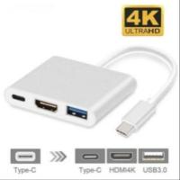 ราคา หัวแปลง 3 in 1 hub usb type c to hdmi adaptor (รองรับSamsung Dex) (4932414169)