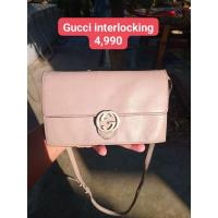 ราคา Gucci interlocking ของแท้ มือสอง เดิมๆ อะไหล่เฟด (26873413881)