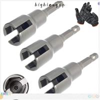 ราคา BIGBIEGOP Wing Nut Driver Set, Strong Eye Bolt Drive เจาะ Bit ผีเสื้อ Wing Nuts Bolts, ของขวัญอุปกรณ์ฮาร์ดแวร์ Wire Nut Torque Power Wing Nut Driver Bit (48750690686)