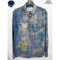 ราคา Angry Minnow Vintage แท้ อก49 เสื้อเชิ๊ตแขนยาวลายสก๊อตวินเทส (8212519462)