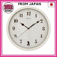 ราคา [ของแท้ส่งตรงจากญี่ปุ่น ] นาฬิกาแขวนผนัง Seiko ลวดลายตัวละคร มิกกี้เมาส์ แบบอะนาล็อก มิกกี้แอนด์เฟรนด์ส ไทม์ สีครีม FW577A (55400169669)
