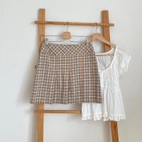 ราคา กระโปรงเทนนิสลายสก็อตสีครีม งานแบรนด์ญี่ปุ่น (23151867828)