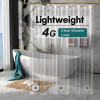 ราคา 1ชิ้น4กรัมน้ําหนักเบาม่านอาบน้ําด้วยแม่เหล็กและโลหะ แหวนยาง-พลาสติกห้องน้ําม่านหน้าต่างผ้าม่านด้วยตะขอ (54101405315)