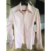ราคา เสื้อเชิ้ตแขนยาวลายทางสีชมพู (43173680321)