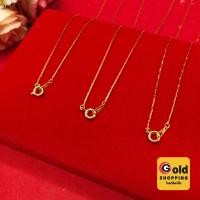 ราคา สร้อยคอทอง คละลาย ตะขอสปริงกลม ความยาว 14 นิ้ว สร้อยคอเด็ก ทองชุบ ทองปลอม ใส่ได้ทุกโอกาส พร้อมส่ง (29855441479)