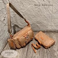 ราคา ✨พร้อมส่ง✨กระเป๋าอชิการ์เด้นASKDแบบใหม่ล่าสุด"ทรงสะพายข้าง" 11นิ้วงานเซตคุ้ม3ใบ (17388098852)