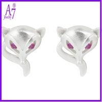 ราคา ต่างหูไมโครไดมอนด์ฟ็อกซ์เงิน 925 ส่วนบุคคล RXW1234 (44071617828)