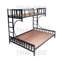 ราคา ชั้นบน3ฟุต,ชั้นล่าง5ฟุต โครงเตียงเหล็ก2ชั้น เตียงครอบครัว รุ่น FAMILY Steel bunk bed ( 5F.+3F.) จัดส่งทั่วประเทศ (3103759155)