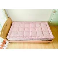 ราคา ที่นอนปิคนิค หรือท็อปเปอร์ขนเป็ด ขนาด 3.5ฟุต สีม่วงฉลุลายวินเทจปักลายตารางทั้งผืน ยี่ห้อ Nature Dream มือสองเกาหลีแท้ (25411116476)