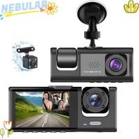 ราคา เครื่องบันทึกเสียงรถยนต์ NEBULAR, HD Recording APP Control Car DVR, 3 ช่อง 360° ดู IR Night Vision Car Dashcam การตรวจสอบยานพาหนะ (28892080685)