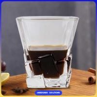 ราคา One Two Cups Whisky Crystal Cube Cut Rock Glass 285ml - YJ101 (27742230733)