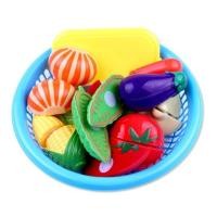 ราคา ชุดหั่นผักผลไม้ผ่าซีกและตะกร้า ของเล่นหั่นผักผลไม้จำลอง ของเล่นฝึกทักษะและการเรียนรู้ (20247956639)