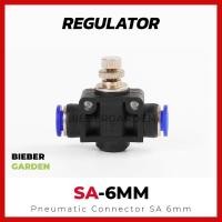 ราคา ข้อต่อวาล์วปรับลม ข้อต่อลมพร้อมสปีดคอนโทรล LSA 6mm. ข้อต่อลม (10ชิ้น) (18172650198)