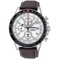 ราคา Seiko นาฬิกาข้อมือชาย Solar Chronograph Watch SSC013P1 (578552630)