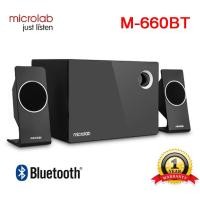ราคา Microlab M-660BT ลำโพง พร้อมซับวูฟเฟอร์ ระบบ 2.1 ประกันศูนย์ 1 ปี (7837758208)
