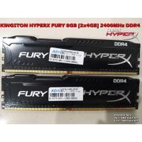 ราคา RAM KINGSTON HyperX FURY 8GB (4GBx2) DDR4 BUS 2400MHz มือ2 (2824442617)