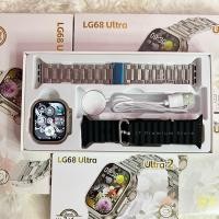 ราคา LG68 Ultra แถมสายสแตนเลส1 แถมสายซิลิโคน2 แถมเคส ฟิล์ม รับสายโทรแอพได้ ขนาด49mm (25812333537)