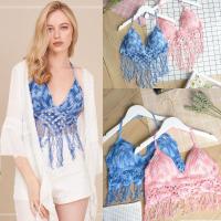 ราคา บราถักโครเชต์ เสื้อสายเดี่ยวถักผูกคอไปทะเล (21187340453)