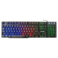 ราคา Tecfon K-596 Rainbow Backlight Gaming Keyboard คีย์บอร์ดเกมมิ่ง ปุ่มยาง (1561452073)