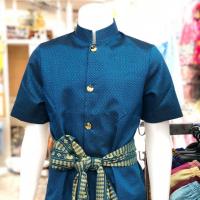 ราคา ส่งฟรี เสื้อพี่หมื่น แขนสั้น เสื้อราชปะแตนแขนสั้น (1401108512)