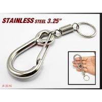ราคา พวงกุญแจ สแตนเลสแท้ CARABINERS ใหญ่Big สแน็ปลิงค์ พวงกุญแจรถยนต์ มอเตอร์ไซค์ กุญแจบ้าน กระเป๋า กางเกง B-XL 3.25" (145)b (28261357239)