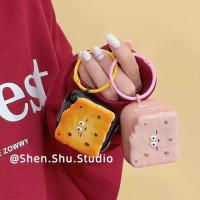 ราคา Ins Biscuit Lenovo LP40 Pro Bluetooth Headset Case Soft Case Lenovo LP40 ชุดหูฟังเคสป้องกันกันกระแทกน่ารัก (44372500688)