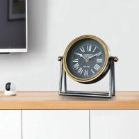 ราคา นาฬิกาย้อนยุคยุโรปนาฬิกาตั้งโต๊ะห้องนั่งเล่นทีวีนาฬิกาตั้งโต๊ะโบราณอเมริกันสก์ท็อปลูกตุ้มนาฬิกาเครื่องประดับนาฬิกาครัวเรือน 10.7 (26292643480)