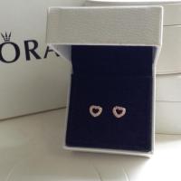 ราคา ต่างหู PANDORA ของแท้ Pandora Heart Stud Earrings เครื่องประดับ ต่างหู ต่างหูทอง ต่างหูหัวใจเพชร (22962114662)