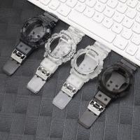 ราคา สายนาฬิกา Casio 5146 5081 GA GAX GD110 120 100 สายเชลล์ใสสีดําทองอุปกรณ์เสริม (40474277244)