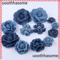 ราคา Uothhasome ดอกไม้ประดิษฐ์, ลูกไม้ Trim Scrapbooking Denim ดอกไม้, ผ้ายีนส์เสื้อผ้า DIY เสื้อผ้าดอกไม้ (23365199402)