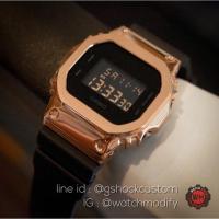 ราคา G-Shock Dw-5600 Custom กรอบสายMetal Rose Gold ยักษ์เล็กว่าประกันศูนย์central 1 ปี (5662631091)