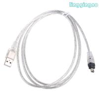 ราคา RR 4 5ft 1 4m USB to Firewire IEEE 1394 4 Pin iLink Adapter Cord Data Cable Wire (53251120499)