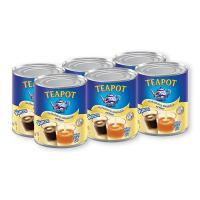 ราคา TEAPOT ครีมเทียมข้นหวาน ชนิดพร่องไขมัน ตรา ทีพอท น้ำหนักสุทธิ 380 ก. x 6 กระป๋อง (23331319368)