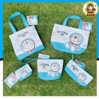 ราคา SETกระเป๋าหนังโดเรม่อนสีฟ้า Doraemon คอลเลคชั่นใหม่ ลิขสิทธิ์แท้ (17915433865)