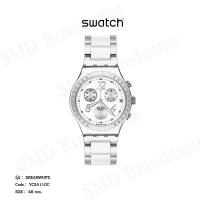 ราคา SWATCH นาฬิกาข้อมือ รุ่น DREAMWHITE Chronograph Code:YCS511GC (25612838904)