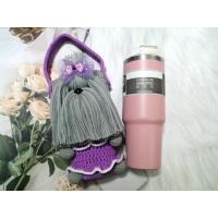 ราคา กระเป๋าใส่แก้วน้ำเยติไหมพรม ขนาดTYESO ลายน้องหมา ขนาด30ozหรือ890ml (18389072290)