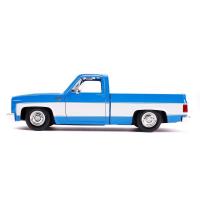 ราคา รถโมเดล JADA31606 รถกระบะ1985 chevy c-10 1/24 สีฟ้า ประตูข้าง หน้ารถหลังรถเปิดได้ (5344197069)