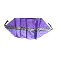 ราคา ผ้าคาดโต๊ะ / คาดเตียง สีม่วง ลายช้าง ขนาด 13" X 79" (3461535621)