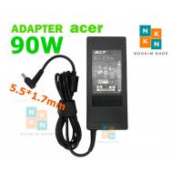 ราคา Acer Adapter ของแท้ 19V/4.74A, 90W หัวขนาด 5.5*1.7mm สายชาร์จ เอเซอร์ Aspire F15 F5-573, F5-573G, Aspire R7-571G (9991338637)