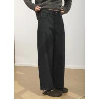 ราคา (Pre Order) พรีออร์เดอร์ 7-14 วัน กางเกงยีนส์ขายาว ทรงขากว้างเอวสูง สไตล์วินเทจ จากแบรนด์ Sanmu (44701074231)