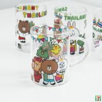 ราคา [สินค้าพรีเมี่ยม 7-11 พร้อมส่ง] แก้วร้อนเปลี่ยนสี Line Friends (40310504425)